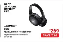 Visions Electronics Bose QuietComfort Headphones offer