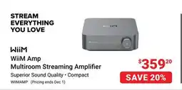 Visions Electronics WiiM Amp Multiroom Streaming Amplifier offer