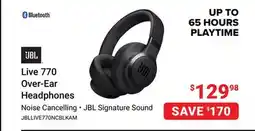 Visions Electronics JBL Live 770 Over-Ear Headphones offer
