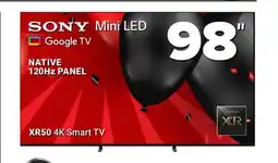 Visions Electronics SONY Mini LED 98 NATIVE 120Hz PANEL XR50 TV NATIVE PANEL offer