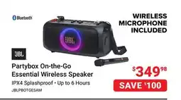 Visions Electronics JBL Partybox On-the-Go Essential Wireless Speaker offer
