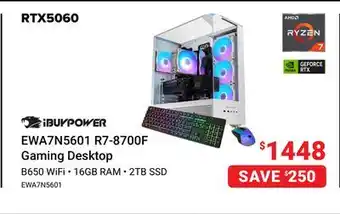 Visions Electronics iBUYPOWER Gaming Desktop offer