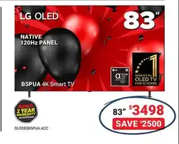 Visions Electronics LG OLED 4K Smart TV 83 8 NATIVE 120Hz PANEL offer