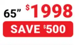 Visions Electronics LG 65 4K Smart TV offer