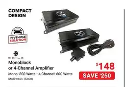 Visions Electronics Exile Monoblock or 4-Channel Amplifier offer