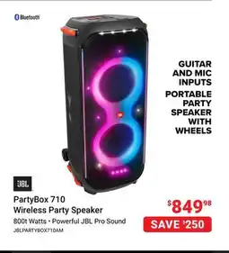 Visions Electronics Jbl PartyBox 710 Wireless Party Speaker offer