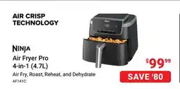 Visions Electronics NINJA Air Fryer Pro 4-in-1 (4.7L) offer