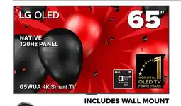 Visions Electronics LG 65 G5WUA 4K Smart TV offer
