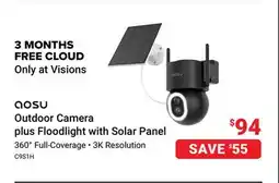 Visions Electronics Outdoor Camera plus Floodlight with Solar Panel offer