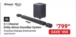 Visions Electronics JBL 5.1-Channel Dolby Atmos Soundbar System offer
