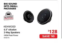 Visions Electronics 6.5 eXcelon 2-Way Speakers offer