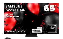 Visions Electronics Samsung 65 QN80F 4K Smart TV offer