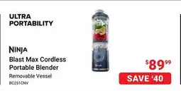 Visions Electronics Ninja Blast Max Cordless Portable Blender offer