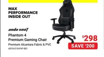 Visions Electronics Anda Seat Phantom 4 Premium Gaming Chair offer