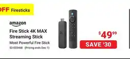 Visions Electronics Fire Stick 4K MAX Streaming Stick offer