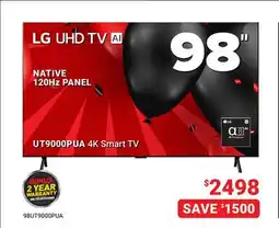 Visions Electronics LG 98 4K Smart TV offer