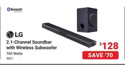 Visions Electronics 2.1-Channel Soundbar with Wireless Subwoofer offer