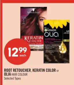 Shoppers Drug Mart ROOT RETOUCHER, KERATIN COLOR or OLIA HAIR COLOUR offer