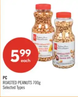 Shoppers Drug Mart PC ROASTED PEANUTS offer