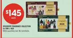 Shoppers Drug Mart DISCOVERY FRAGRANCE COLLECTION for HIM or HER offer