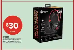 Shoppers Drug Mart WICKED AUDIO GRID LEGION 500 WIRED GAMING HEADSET offer