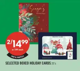 Shoppers Drug Mart SELECTED BOXED HOLIDAY CARDS 20's offer
