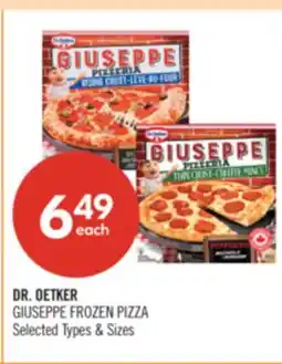 Shoppers Drug Mart DR. OETKER GIUSEPPE FROZEN PIZZA s offer