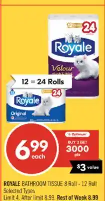 Shoppers Drug Mart ROYALE BATHROOM TISSUE offer