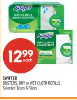 Shoppers Drug Mart SWIFFER DUSTERS, DRY or WET CLOTH REFILLS offer