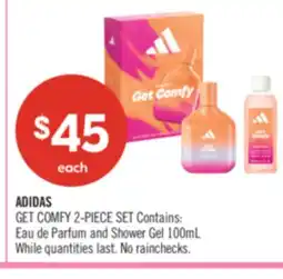 Shoppers Drug Mart ADIDAS GET COMFY 2-PIECE SET Contains: Eau de Parfum and Shower Gel 100mL offer