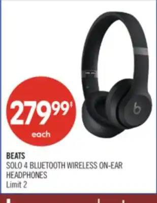 Shoppers Drug Mart BEATS SOLO 4 BLUETOOTH WIRELESS ON-EAR HEADPHONES offer