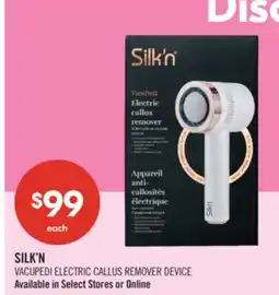 Shoppers Drug Mart SILK'N VACUPEDI ELECTRIC CALLUS REMOVER DEVICE offer