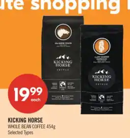 Shoppers Drug Mart KICKING HORSE WHOLE BEAN COFFEE offer