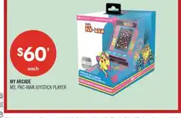 Shoppers Drug Mart MY ARCADE MS. PAC-MAN JOYSTICK PLAYER offer