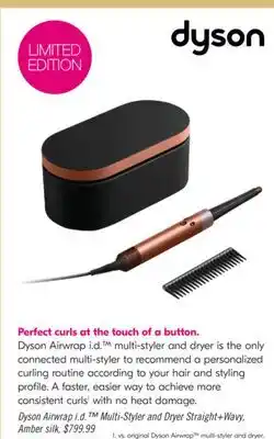 Shoppers Drug Mart Dyson Airwrap i.d. Multi-Styler and Dryer Straight+Wavy, Amber silk offer