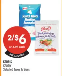 Shoppers Drug Mart KERR'S CANDY offer