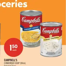Shoppers Drug Mart CAMPBELL'S CONDENSED SOUP offer