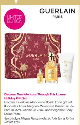 Shoppers Drug Mart Guerlain Aqua Allegoria Mandarine Basilic Forte Eau de Parfum Gift Set offer