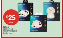 Shoppers Drug Mart AURA LED SQUISHLITE LED NOVELTY NIGHT LIGHT offer