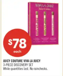 Shoppers Drug Mart JUICY COUTURE VIVA LA JUICY 3-PIECE DISCOVERY SET offer