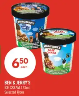 Shoppers Drug Mart BEN & JERRY'S ICE CREAM offer
