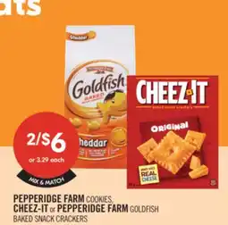 Shoppers Drug Mart PEPPERIDGE FARM COOKIES, CHEEZ-IT or PEPPERIDGE FARM GOLDFISH BAKED SNACK CRACKERS offer