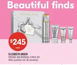 Shoppers Drug Mart ELIZABETH ARDEN PREVAGE AGE REVERSAL 4-PIECE SET offer