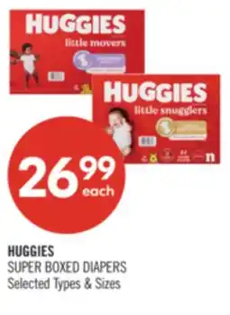 Shoppers Drug Mart HUGGIES SUPER BOXED DIAPERS offer