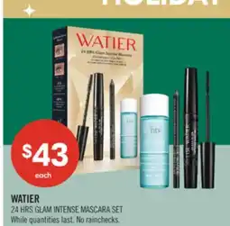 Shoppers Drug Mart WATIER 24 HRS GLAM INTENSE MASCARA SET offer