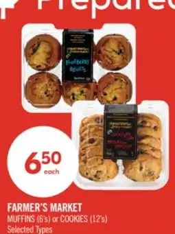 Shoppers Drug Mart FARMER'S MARKET MUFFINS (6's) or COOKIES (12's) offer