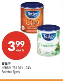 Shoppers Drug Mart TETLEY HERBAL TEA offer