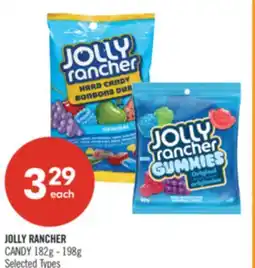 Shoppers Drug Mart JOLLY RANCHER CANDY 182g - 198g offer