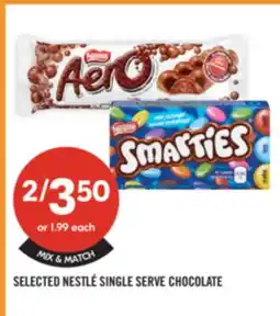Shoppers Drug Mart SELECTED NESTLÉ SINGLE SERVE CHOCOLATE offer