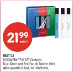 Shoppers Drug Mart NAUTICA DISCOVERY TRIO SET offer